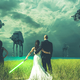 Ilustración para el artículo titulado Los retoques fotográficos más locos en fotos de bodas